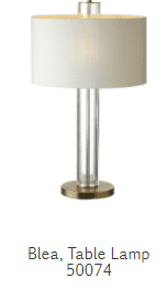 Metal formal table lamp cream and gold Thistlegrey Interiors